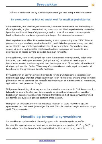 syrning af yoghurt